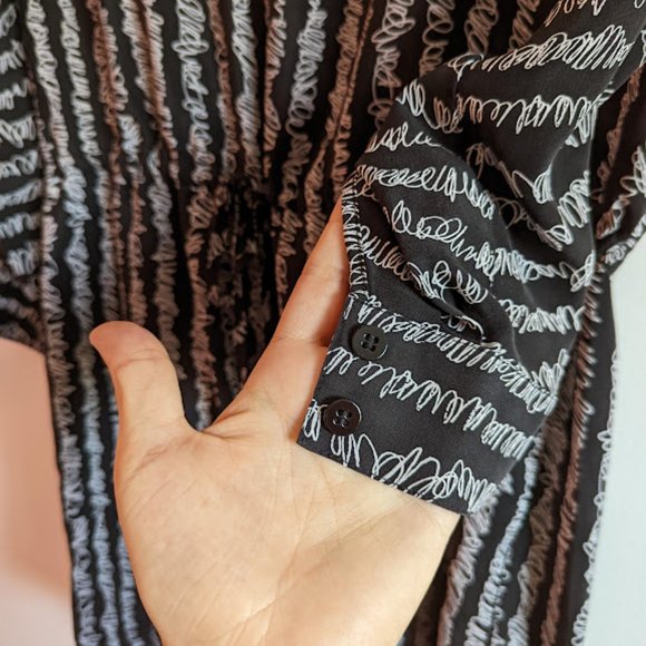 Club Monaco black and white mini dress - Picture 4 of 4